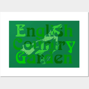 English Country Garden Posters and Art